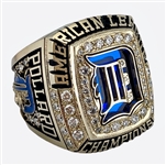 Detroit Tigers 2006 American League Championship 14K Gold & Diamond Ring w/ Original Presentation Case