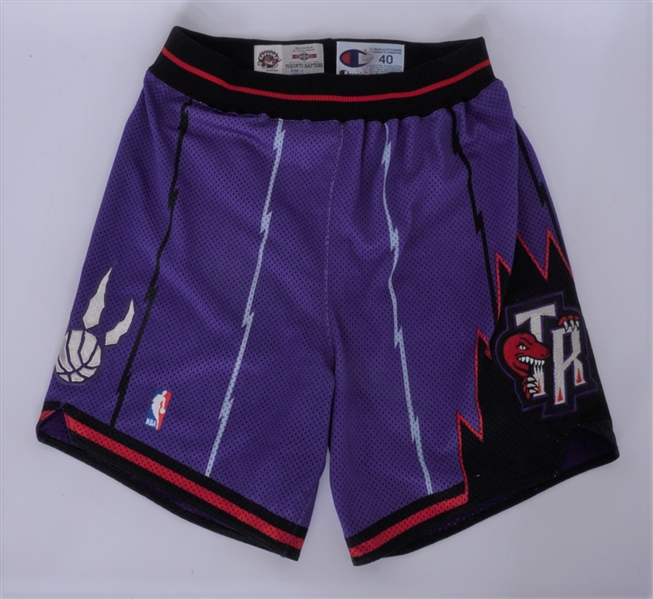 1995-96 Toronto Raptors Game Used Shorts