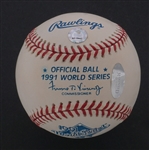 Kirby Puckett Autographed 1991 World Series Baseball