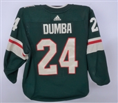 Matt Dumba 2019-20 Game Used Minnesota Wild Jersey Acquired From the Wild