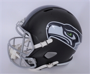 DK Metcalf Autographed Seattle Seahawks Full Size Replica Helmet Beckett