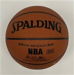George Mikan Autographed & HOF Inscribed Spalding NBA Game Basketball LE #9/100 w/ Player Provenance