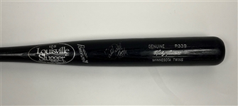 Kirby Puckett c. 1992-1993 Minnesota Twins Game Used & Autographed Bat PSA/DNA GU 8.5