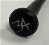 Kirby Puckett c. 1992-1993 Minnesota Twins Game Used & Autographed Bat PSA/DNA GU 8.5