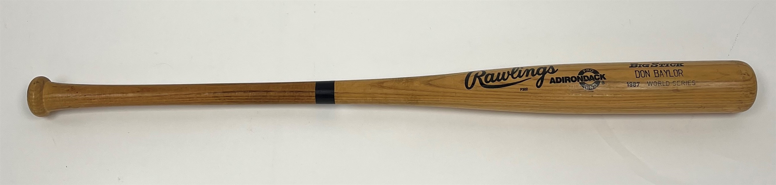 Kirby Puckett Minnesota Twins Game Used Don Baylor 1987 World Series Bat PSA/DNA GU 7.5