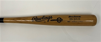 Kirby Puckett Minnesota Twins Game Used Don Baylor 1987 World Series Bat PSA/DNA GU 7.5