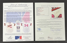 Kirby Puckett 1985 Minnesota Twins Game Used & Autographed Jersey w/ JSA LOA & Sports Investors Authentication LOA