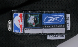 Kevin Garnett 2004-05 Minnesota Timberwolves Game Used Uniform