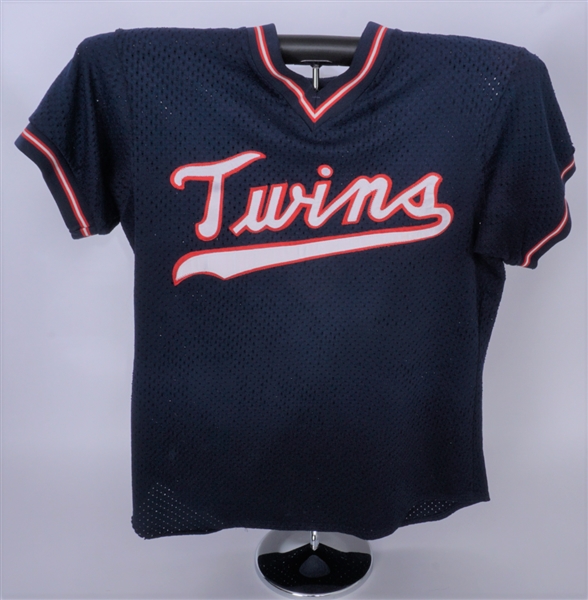 Frank Viola 1980s Minnesota Twins Game Used BP Jersey w/ Dave Miedema LOA