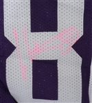 Cris Carter 1991-92 Minnesota Vikings Game Used & Autographed Jersey w/ Dave Miedema LOA & JSA