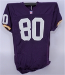 Cris Carter 1991-92 Minnesota Vikings Game Used & Autographed Jersey w/ Dave Miedema LOA & JSA