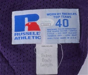 Cris Carter 1991-92 Minnesota Vikings Game Used & Autographed Jersey w/ Dave Miedema LOA & JSA