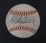 1965 Boston Red Sox Team Signed Baseball w/ Yastrzemski & Herman Beckett LOA