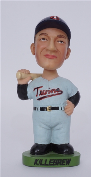 Harmon Killebrew Autographed Minnesota Twins Bobblehead w/ Puckett Family Provenance