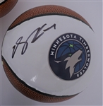 Lot of 7 Minnesota Timberwolves Mini Basketballs - 4 Autographs w/ Rose & Lavine