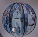 Lot of 7 Minnesota Timberwolves Mini Basketballs - 4 Autographs w/ Rose & Lavine
