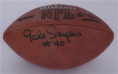 Gale Sayers Autographed Football Beckett