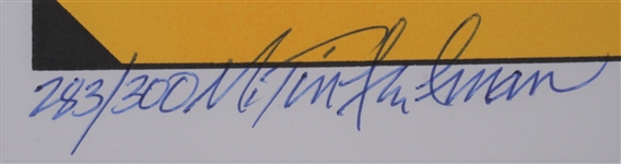 Bill Mazeroski Autographed 1960 Lithograph LE #283/300 Beckett