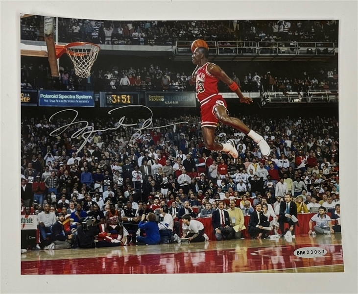 Michael Jordan Autographed 8x10 Photo UDA