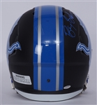 Barry Sanders Autographed & Inscribed Detroit Lions Full Size Helmet 