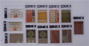 Lot of 12 1960's New York Yankees PSA Graded Cards w/ Multiple Mantle Cards