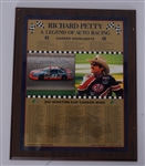 Richard Petty Autographed Plaque LE #1463/4300