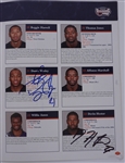 Chicago Bears Lot w/ Autographed Cards & Program