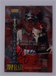 Dale Earnhardt Jr. Autographed Magazine & Bobby Allison Autographed Card