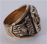 Chuck Foreman 1974 Minnesota Vikings NFC Championship 10K Gold & Diamond Ring