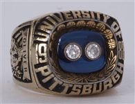 Pittsburgh Panthers 1988 Big East Basketball Champions Non Gold Staff Ring