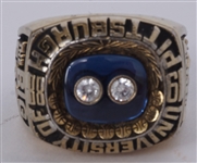 Pittsburgh Panthers 1988 Big East Basketball Champions Non Gold Staff Ring
