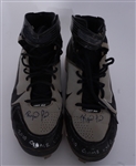 Lot of 4 Pairs of Game Used & Autographed Baseball Cleats w/ Dee Gordon