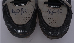 Lot of 4 Pairs of Game Used & Autographed Baseball Cleats w/ Dee Gordon
