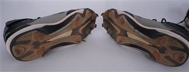 Lot of 4 Pairs of Game Used & Autographed Baseball Cleats w/ Dee Gordon