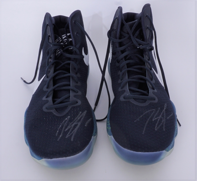 Karl-Anthony Towns Minnesota Timberwolves Game Used & Autographed Shoes Beckett