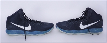 Karl-Anthony Towns Minnesota Timberwolves Game Used & Autographed Shoes Beckett