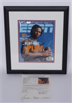 Larry Fitzgerald Autographed & Framed ESPN Magazine Cover JSA LOA