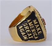 Donald Trump 2016 Make America Great Again Ring w/ Box
