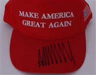 Donald Trump Autographed "Make America Great Again" Hat PSA/DNA