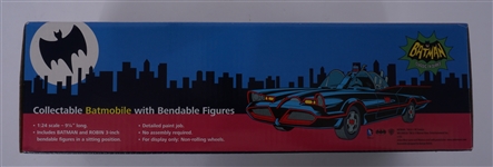 Batmobile From Batman Classic TV Series w/ Batman & Robin Bendable Figures