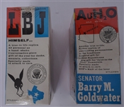 Lot of 2 Lyndon B. Johnson & Barry M. Goldwater Vintage 1964 Remco 6 Figures