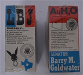Lot of 2 Lyndon B. Johnson & Barry M. Goldwater Vintage 1964 Remco 6 Figures