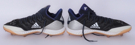 Aaron Judge 2018 Game Used & Autographed Cleats MLB & Fanatics