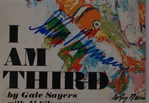 Gale Sayers & LeRoy Neiman Autographed I Am Third Book