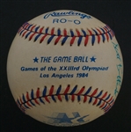 1984 USA Olympic Baseball Team Signed Olympiad Baseball Beckett LOA