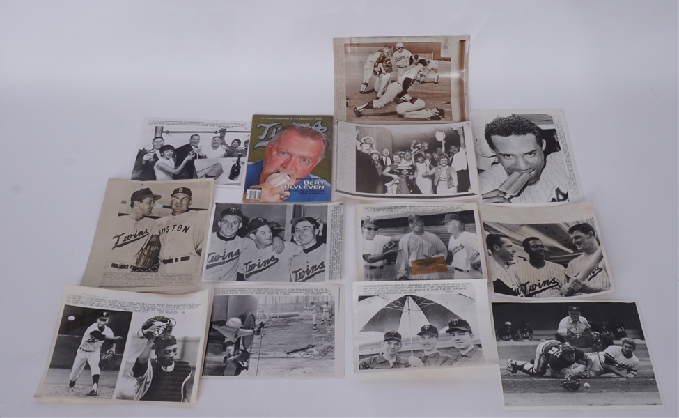 Collection of Minnesota Twins Wire Photos w/ 1965 World Series
