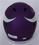 Kirk Cousins Autographed Minnesota Vikings Full Size Replica Helmet w/ Plastic Case