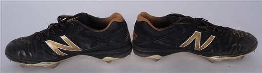 Miguel Sano 2015 Minnesota Twins Game Used & Autographed Cleats From Rookie Season 2 HR Game w/ JSA LOA & Player Provenance