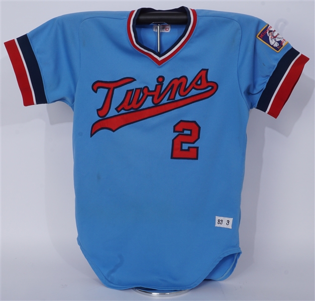 John Castino 1983 Minnesota Twins Game Used Jersey