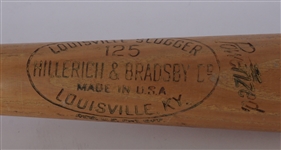 Tony Oliva c. 1962-1963 Minnesota Twins Game Used & Autographed Rookie Bat PSA/DNA GU 8